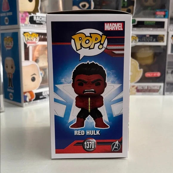 Funko POP! Marvel Red Hulk #1370 Vinyl Figure - Picture 3 of 11